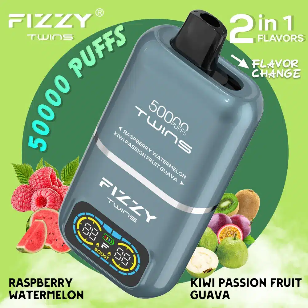 Banana Fizzy Twins Dwusmakowe 50000 Puffs