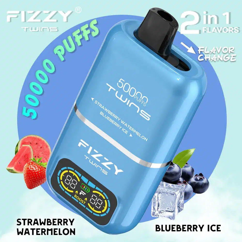 Banana Fizzy Twins Dwusmakowe 50000 Puffs