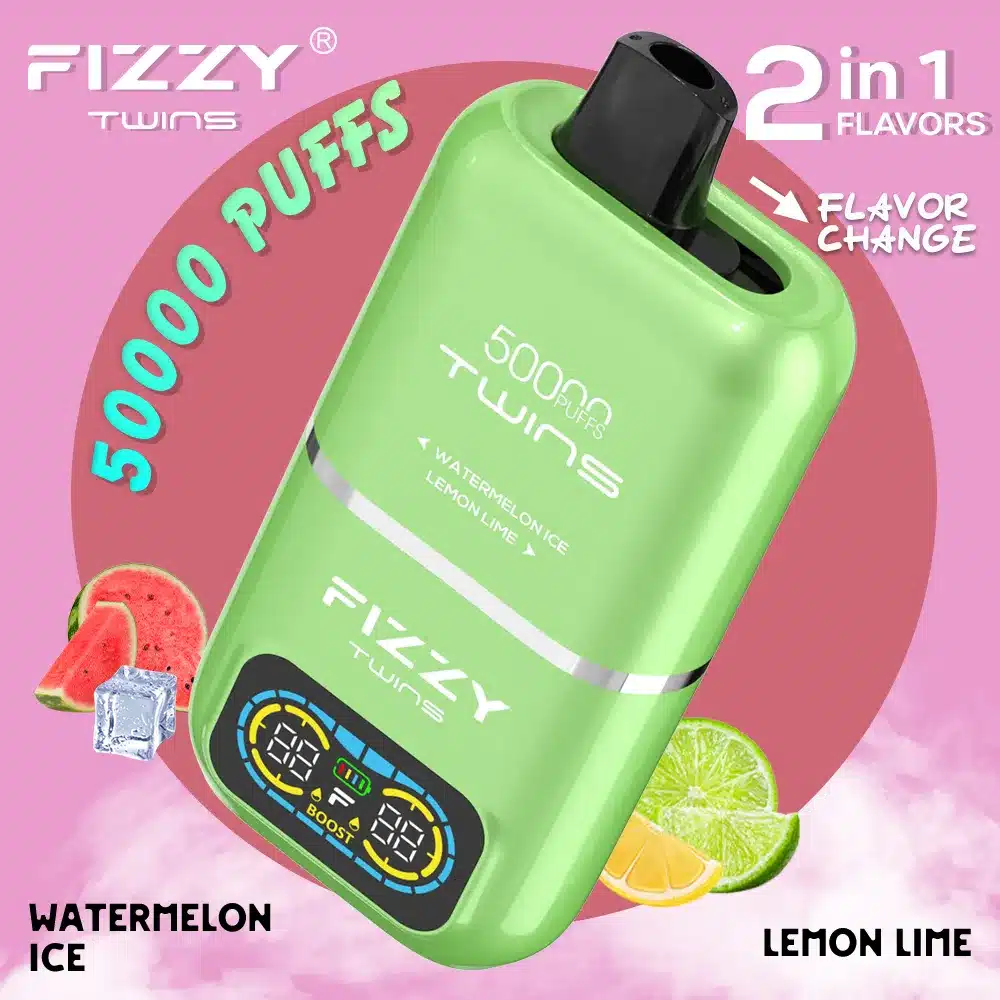 Banana Fizzy Twins Dwusmakowe 50000 Puffs
