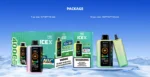 jednorazowy e papieros maskking icex 40000 3 poziomy mocy ice & nic